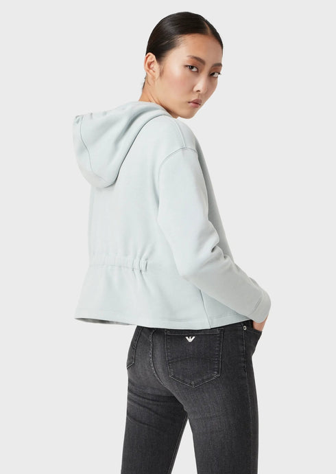 Felpa Donna 6K2M7l2JRGZ con macrologo Polvere EMPORIO ARMANI- Francavilla Moda